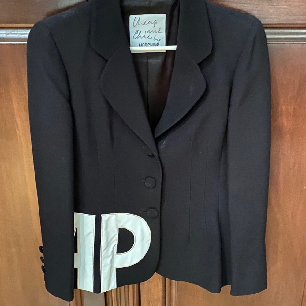 Moschino Couture Cheap & Chic Black Suit